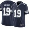 Navy Brice Butler Cowboys #19 Stitched American Football Jersey Custom Sewn-on Patches Mens Womens Youth