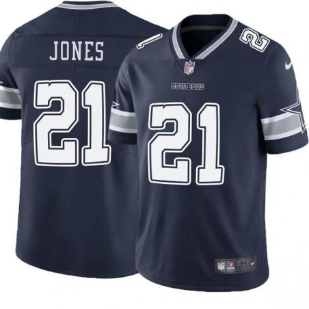 Navy Julius Jones Cowboys #21 Stitched American Football Jersey Custom Sewn-on Patches Mens Womens Youth