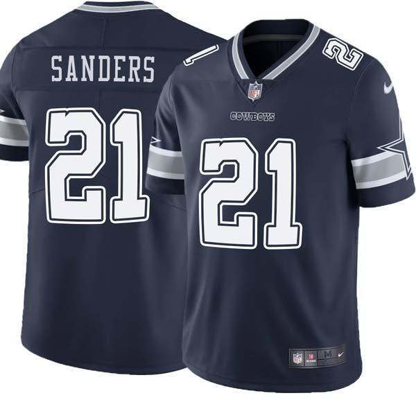 Navy Deion Sanders Cowboys #21 Stitched American Football Jersey Custom Sewn-on Patches Mens Womens Youth