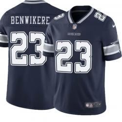 Navy Bene Benwikere Cowboys #23 Stitched American Football Jersey Custom Sewn-on Patches Mens Womens Youth