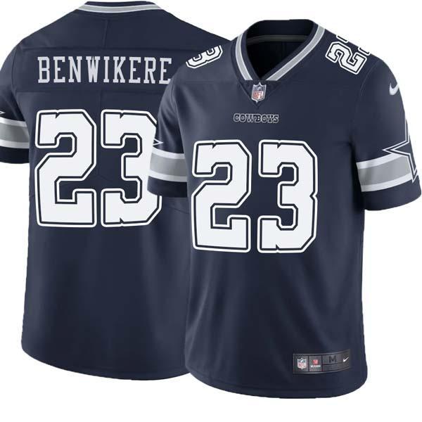 Navy Bene Benwikere Cowboys #23 Stitched American Football Jersey Custom Sewn-on Patches Mens Womens Youth