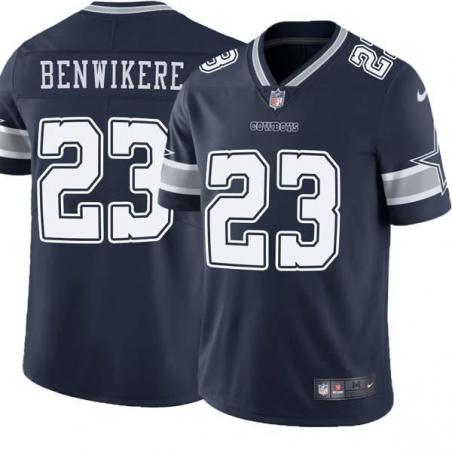Navy Bene Benwikere Cowboys #23 Stitched American Football Jersey Custom Sewn-on Patches Mens Womens Youth