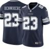 Navy Bene Benwikere Cowboys #23 Stitched American Football Jersey Custom Sewn-on Patches Mens Womens Youth