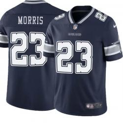 Navy Sammy Morris Cowboys #23 Stitched American Football Jersey Custom Sewn-on Patches Mens Womens Youth