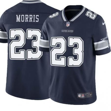 Navy Sammy Morris Cowboys #23 Stitched American Football Jersey Custom Sewn-on Patches Mens Womens Youth