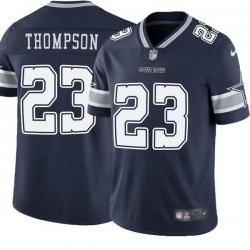 Navy Darian Thompson Cowboys #23 Stitched American Football Jersey Custom Sewn-on Patches Mens Womens Youth