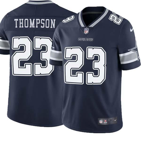 Navy Darian Thompson Cowboys #23 Stitched American Football Jersey Custom Sewn-on Patches Mens Womens Youth
