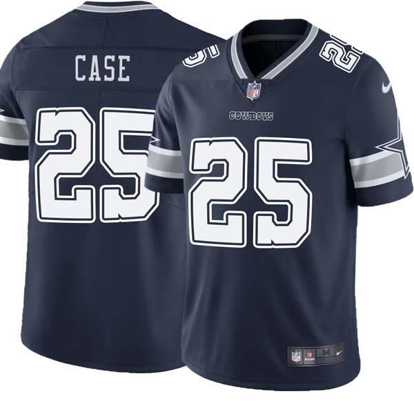 Navy Scott Case Cowboys #25 Stitched American Football Jersey Custom Sewn-on Patches Mens Womens Youth
