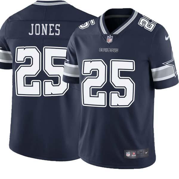 Navy Jermaine Jones Cowboys #25 Stitched American Football Jersey Custom Sewn-on Patches Mens Womens Youth