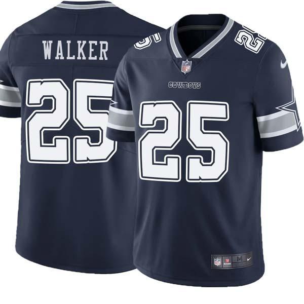 Navy Frank Walker Cowboys #25 Stitched American Football Jersey Custom Sewn-on Patches Mens Womens Youth