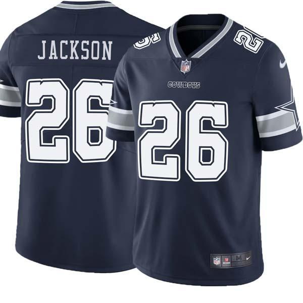 Navy Darius Jackson Cowboys #26 Stitched American Football Jersey Custom Sewn-on Patches Mens Womens Youth