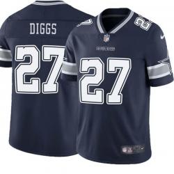 Navy Trevon Diggs Cowboys #27 Stitched American Football Jersey Custom Sewn-on Patches Mens Womens Youth