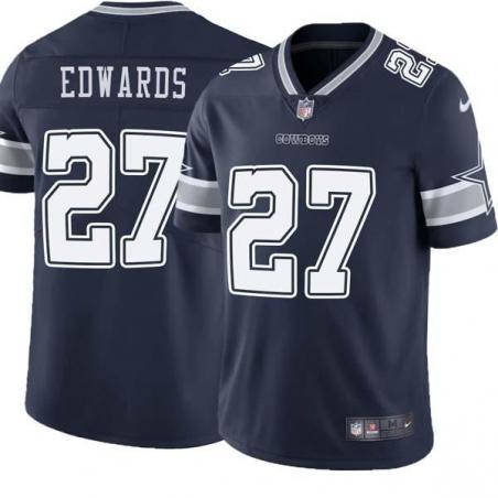 Navy Mario Edwards Cowboys #27 Stitched American Football Jersey Custom Sewn-on Patches Mens Womens Youth