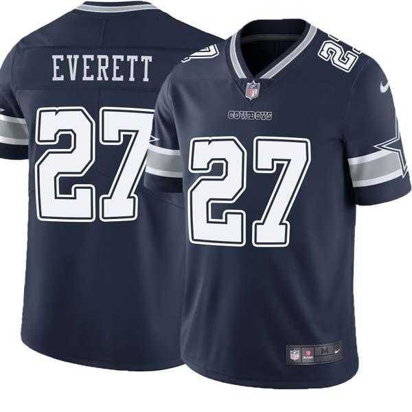 Navy Thomas Everett Cowboys #27 Stitched American Football Jersey Custom Sewn-on Patches Mens Womens Youth