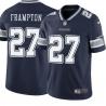 Navy Eric Frampton Cowboys #27 Stitched American Football Jersey Custom Sewn-on Patches Mens Womens Youth