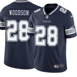 Navy Darren Woodson Cowboys #28 Stitched American Football Jersey Custom Sewn-on Patches Mens Womens Youth