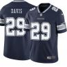 Navy Keith Davis Cowboys #29 Stitched American Football Jersey Custom Sewn-on Patches Mens Womens Youth