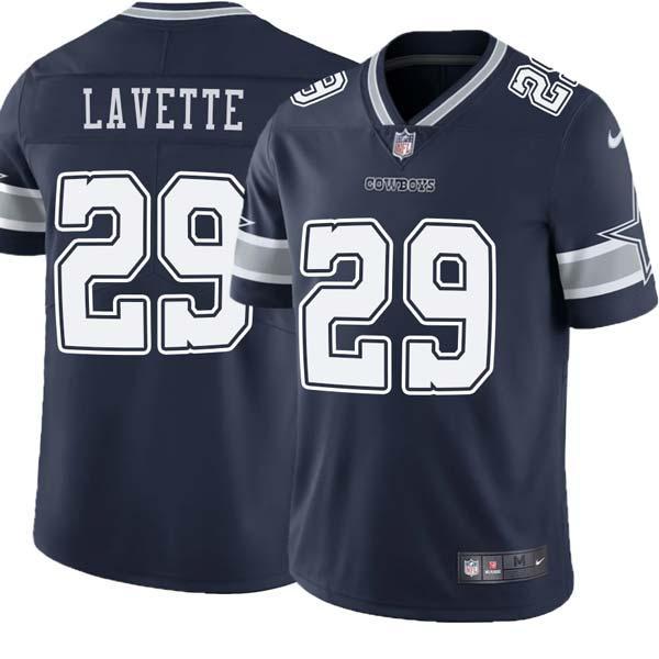 Navy Robert Lavette Cowboys #29 Stitched American Football Jersey Custom Sewn-on Patches Mens Womens Youth