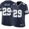 Navy Greg Myers Cowboys #29 Stitched American Football Jersey Custom Sewn-on Patches Mens Womens Youth