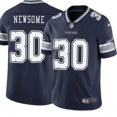 Navy Timmy Newsome Cowboys #30 Stitched American Football Jersey Custom Sewn-on Patches Mens Womens Youth