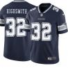 Navy Alonzo Highsmith Cowboys #32 Stitched American Football Jersey Custom Sewn-on Patches Mens Womens Youth