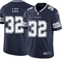 Navy ReShard Lee Cowboys #32 Stitched American Football Jersey Custom Sewn-on Patches Mens Womens Youth
