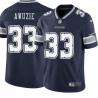 Navy Chidobe Awuzie Cowboys #33 Stitched American Football Jersey Custom Sewn-on Patches Mens Womens Youth