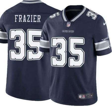 Navy Kavon Frazier Cowboys #35 Stitched American Football Jersey Custom Sewn-on Patches Mens Womens Youth
