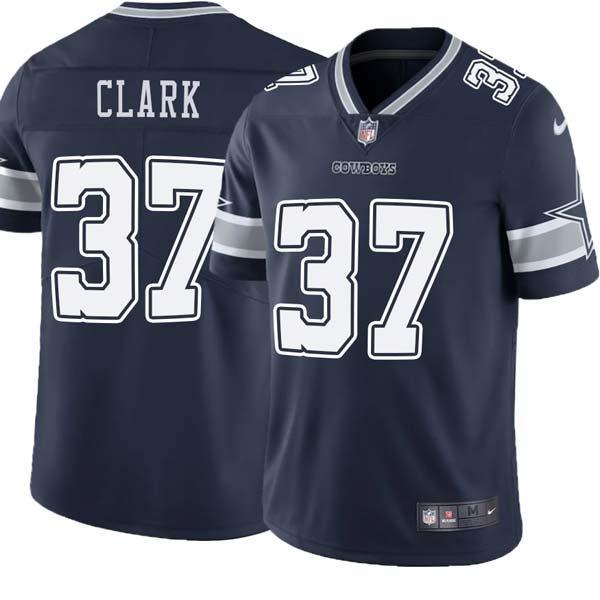 Navy Phil Clark Cowboys #37 Stitched American Football Jersey Custom Sewn-on Patches Mens Womens Youth