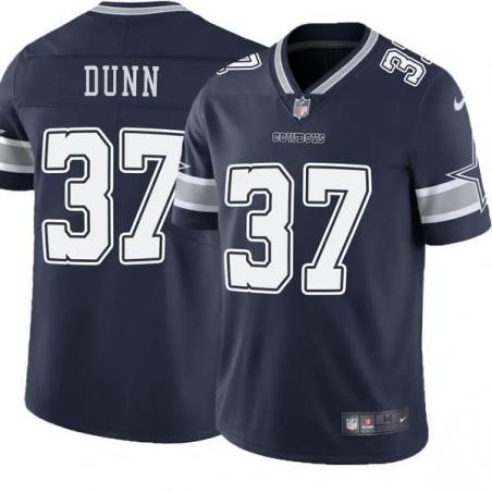 Navy Perry Lee Dunn Cowboys #37 Stitched American Football Jersey Custom Sewn-on Patches Mens Womens Youth