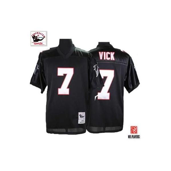Michael Vick Atlanta Football Jersey - Atlanta #7 Football Jersey(Black Throwback)