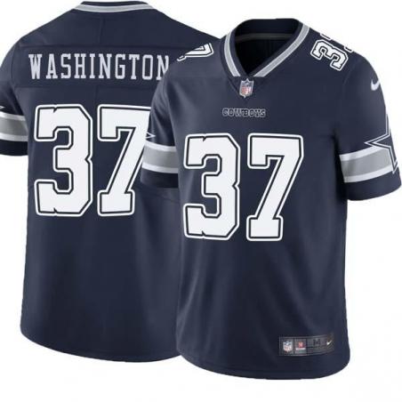 Navy James Washington Cowboys #37 Stitched American Football Jersey Custom Sewn-on Patches Mens Womens Youth