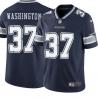 Navy James Washington Cowboys #37 Stitched American Football Jersey Custom Sewn-on Patches Mens Womens Youth