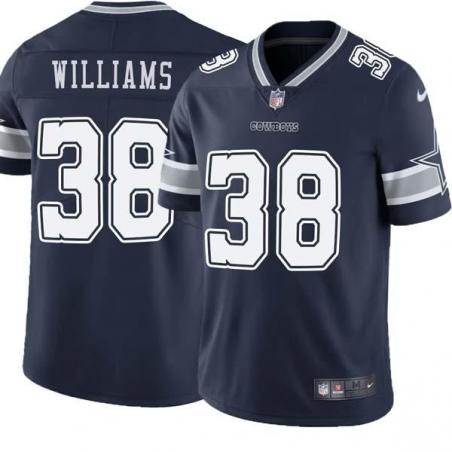 Navy Roy Williams Cowboys #38 Stitched American Football Jersey Custom Sewn-on Patches Mens Womens Youth