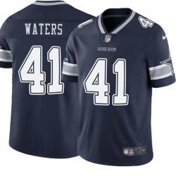 Navy Charlie Waters Cowboys #41 Stitched American Football Jersey Custom Sewn-on Patches Mens Womens Youth
