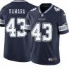 Navy Azur Kamara Cowboys #43 Stitched American Football Jersey Custom Sewn-on Patches Mens Womens Youth