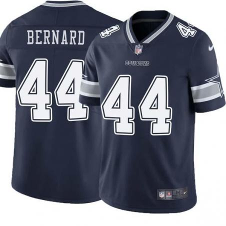 Navy Francis Bernard Cowboys #44 Stitched American Football Jersey Custom Sewn-on Patches Mens Womens Youth