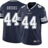 Navy Michael Brooks Cowboys #44 Stitched American Football Jersey Custom Sewn-on Patches Mens Womens Youth