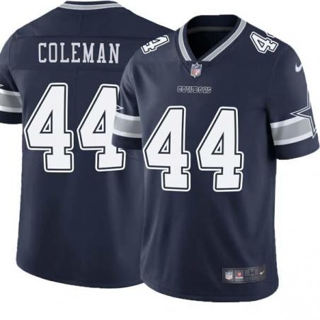 Navy Lincoln Coleman Cowboys #44 Stitched American Football Jersey Custom Sewn-on Patches Mens Womens Youth