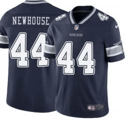 Navy Robert Newhouse Cowboys #44 Stitched American Football Jersey Custom Sewn-on Patches Mens Womens Youth