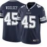 Navy Rolly Woolsey Cowboys #45 Stitched American Football Jersey Custom Sewn-on Patches Mens Womens Youth