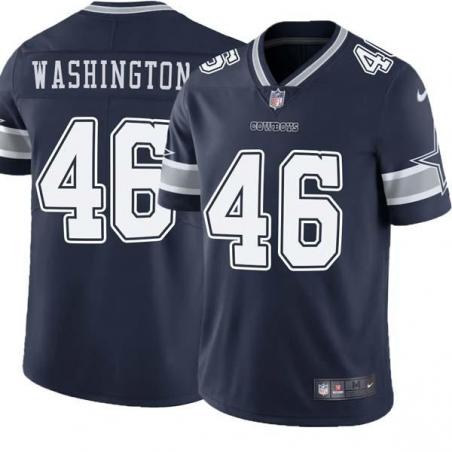 Navy Mark Washington Cowboys #46 Stitched American Football Jersey Custom Sewn-on Patches Mens Womens Youth