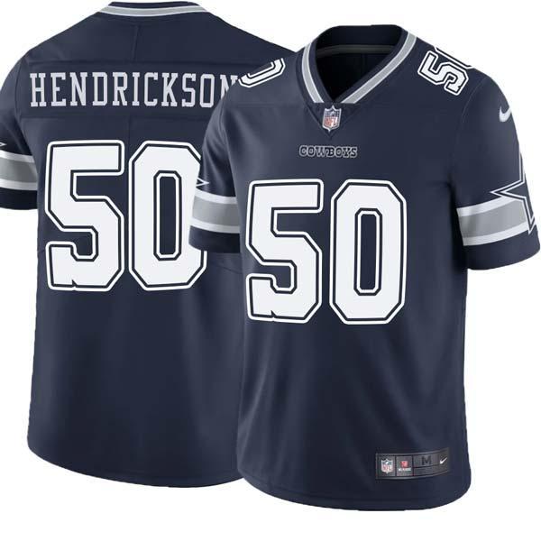 Navy Steve Hendrickson Cowboys #50 Stitched American Football Jersey Custom Sewn-on Patches Mens Womens Youth
