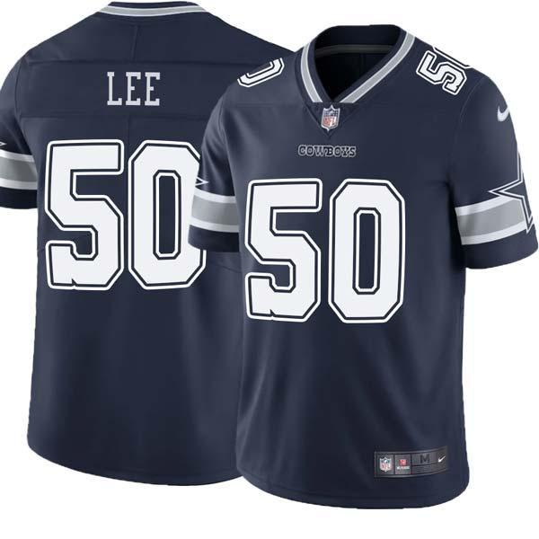 Navy Sean Lee Cowboys #50 Stitched American Football Jersey Custom Sewn-on Patches Mens Womens Youth
