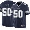 Navy Sean Lee Cowboys #50 Stitched American Football Jersey Custom Sewn-on Patches Mens Womens Youth