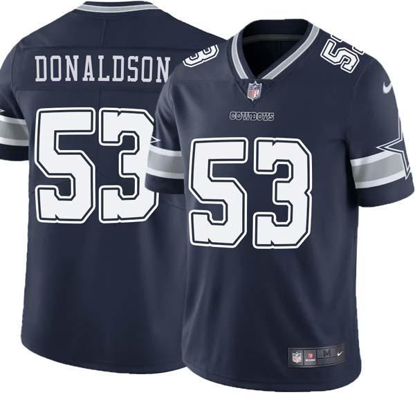 Navy Ray Donaldson Cowboys #53 Stitched American Football Jersey Custom Sewn-on Patches Mens Womens Youth