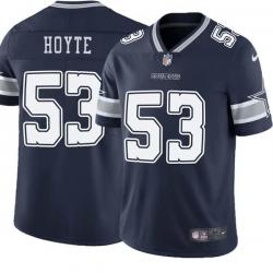 Navy Oliver Hoyte Cowboys #53 Stitched American Football Jersey Custom Sewn-on Patches Mens Womens Youth