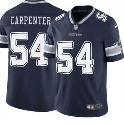 Navy Bobby Carpenter Cowboys #54 Stitched American Football Jersey Custom Sewn-on Patches Mens Womens Youth