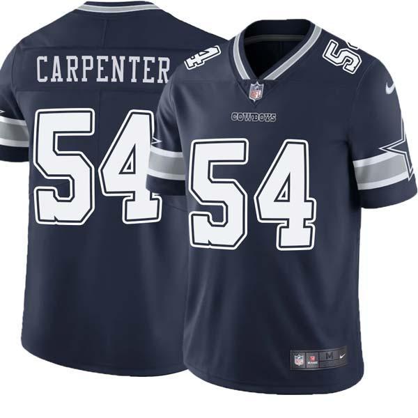 Navy Bobby Carpenter Cowboys #54 Stitched American Football Jersey Custom Sewn-on Patches Mens Womens Youth