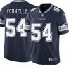 Navy Mike Connelly Cowboys #54 Stitched American Football Jersey Custom Sewn-on Patches Mens Womens Youth